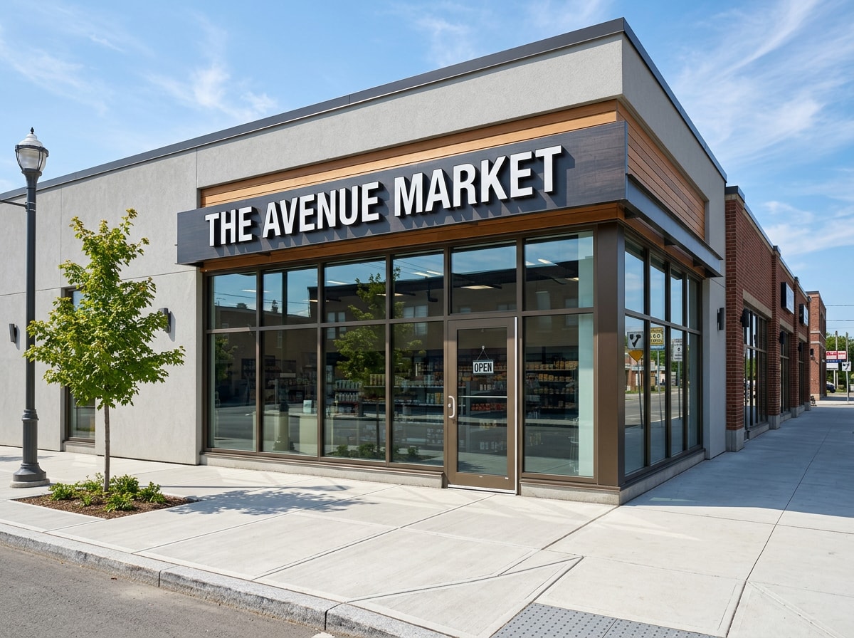 Completed retail storefront build-out with new glazing and signage in Los Angeles